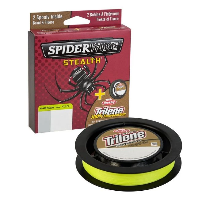 SpiderWire Stealth® Trilene® 100% Fluorocarbon Dual 3 SpiderWire Stealth® Trilene® 100% Fluorocarbon Dual
